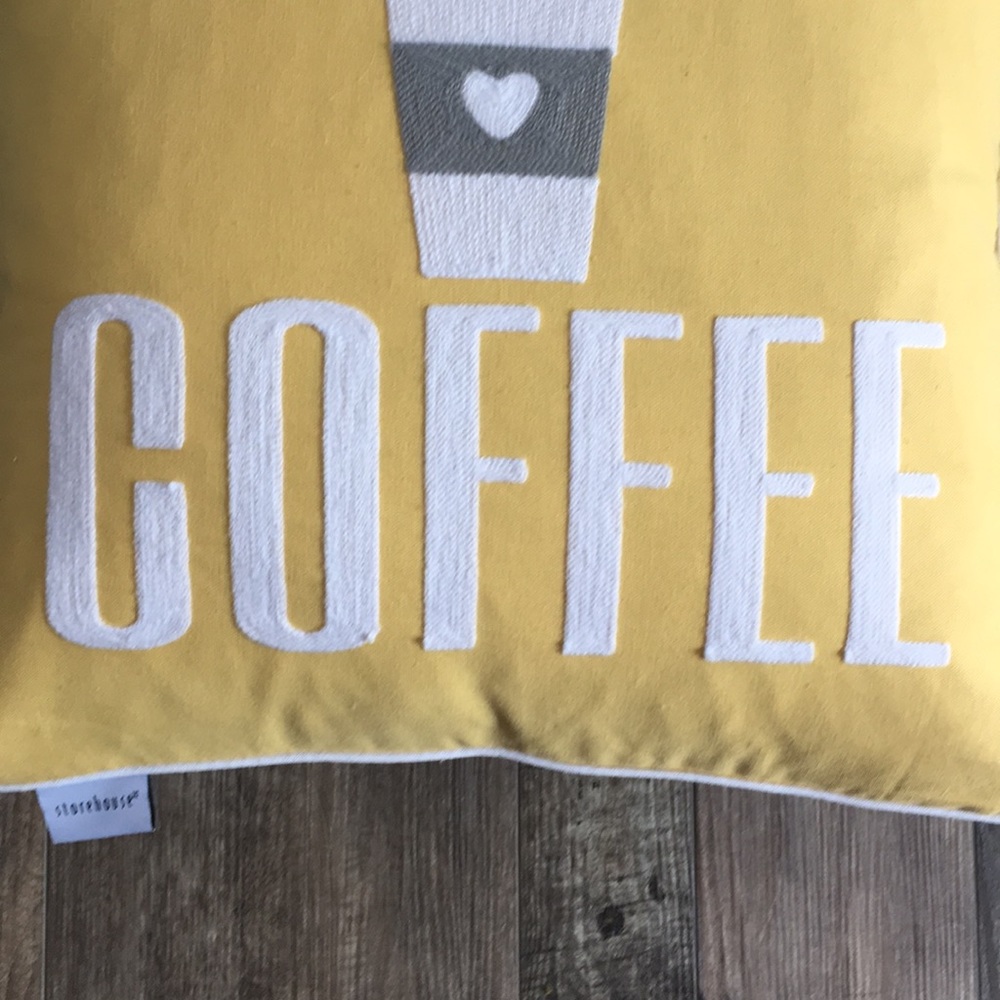 But Coffee First Decorative Pillow - Picture 3 of 5